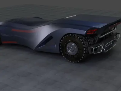 Batmobile 3D model