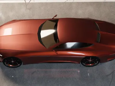 Mercedes Maybach 6 Low-poly 3D model