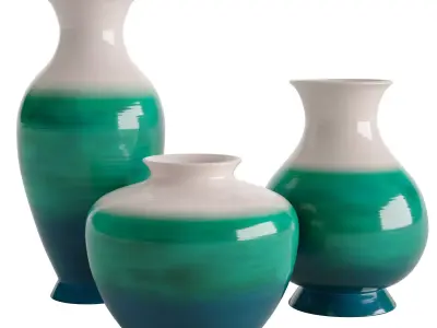 Decorative ceramic vase 3D model purchase