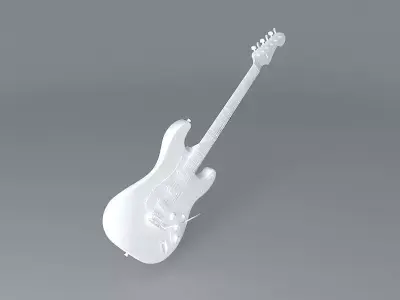 Fender Stratocaster guitar Free 3D model buy
