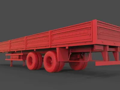 Trailer mod2 3D print model