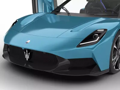 Maserati MCPura Cielo 2026 HQ 3d model 3D model