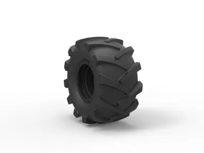 Offroad wheel 21 3D print model