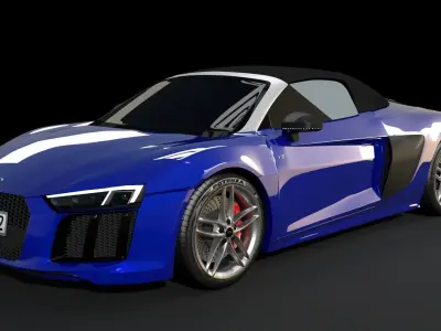 Car Model audi sports 3D print model