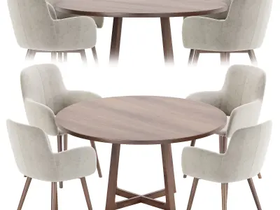 Dining set 22 3D model