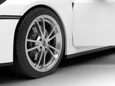 Porsche 911 Carrera 2025 3d model HQ 3D model