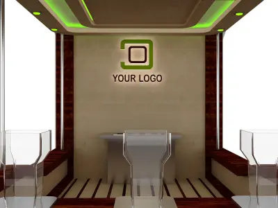 Booth Exhibition Stand a524 3D model