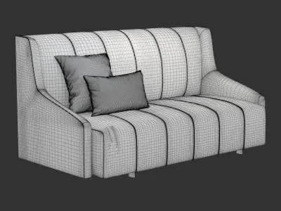 Ditre Italia Fluid Sofa 3D model