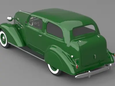 1936 Chevrolet Master Deluxe Town Sedan 3D model
