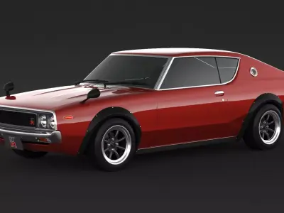 Nissan Skyline GT-R KPGC110 3D model