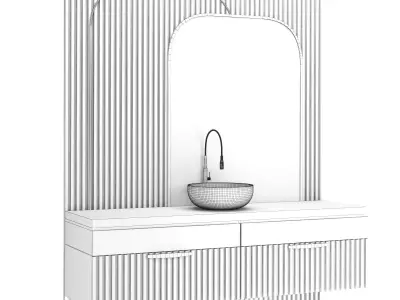 Bathroom Furniture01 3D model