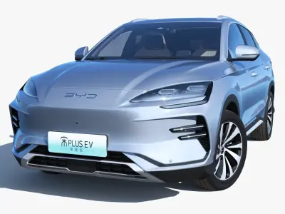 2024 BYD Seal U EV Song Plus with interior 3D model