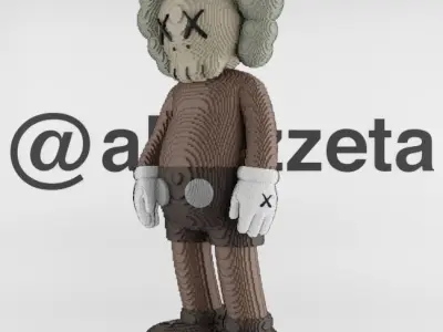 Kaws Companion x BFF 8 bits for Print 3D print model