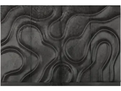 Nebula 3d wall panel 3D model