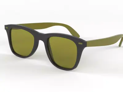 Classic Polarized Sunglasses 3D model