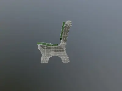 Park Bench - Autodesk Maya 2018 Free 3D model