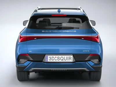 BYD Atto 3 2025 3D model