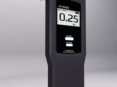 Alcohol Breathalyser 3D model