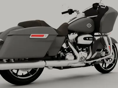 Harley Davidson Road Glide 2020 3D model