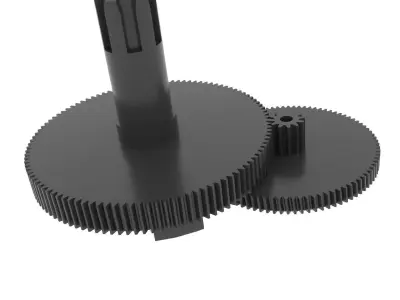 Saeco Royal Professional - gearses for gearbox 3D print model