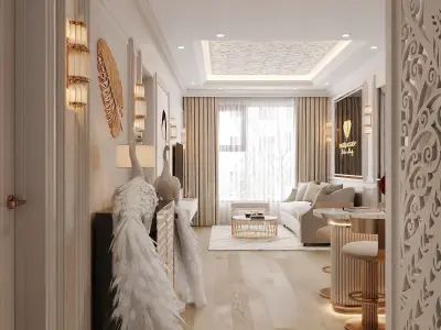 Spa interior design Model 3D model