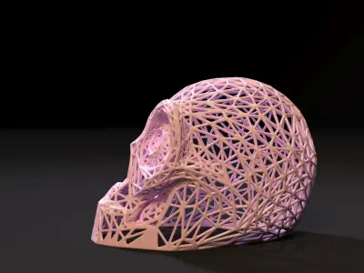Halloween Skull 3D print model