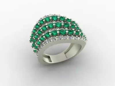 Wedding Ring 3D print model