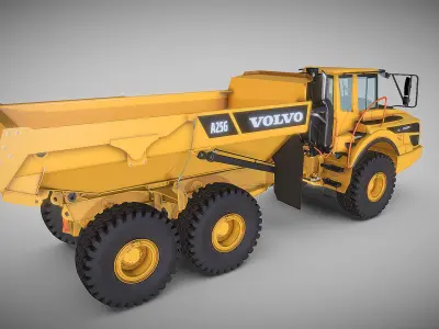 Excavator A25G Low-poly 3D model