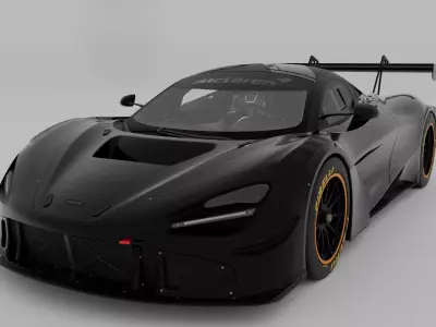 McLaren 720S GT3X 3D model purchase
