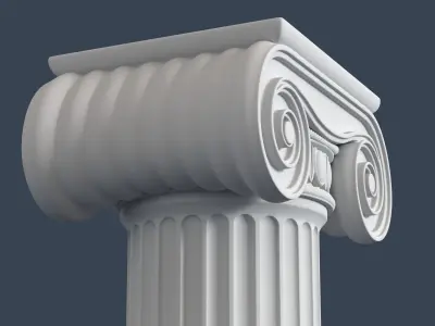 Ionic Column 003 3D model