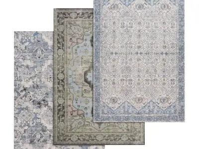 Rug Set 1052 3D model