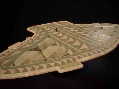 building 14 Low-poly 3D model