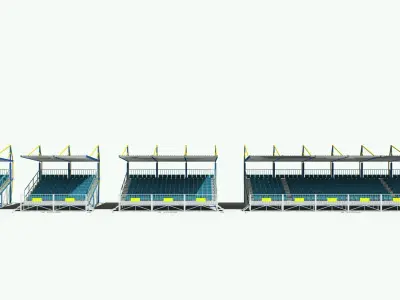 Sport Seating Tribune 3D model