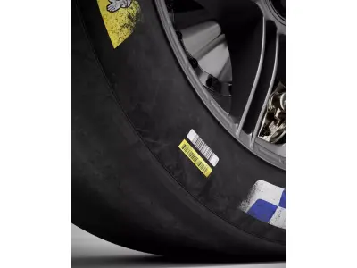  Michelin Pilot Sport Tire Bugatti Bolide 3D model