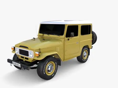 Generic 4x4 car v1 3D model