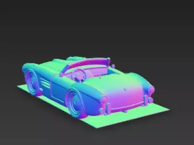 Maserati 3500 GT 3D Model 3D print model