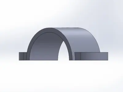 SOLIDWORKS 2022 and Engineering Graphics U-Bracket 3D print model