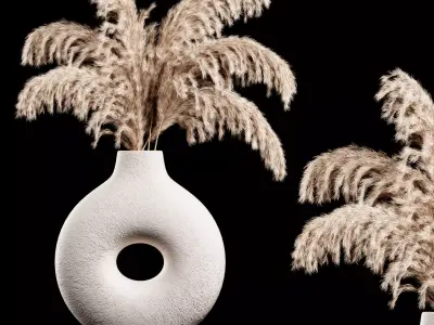 Vase dee Pampas 2 3D model