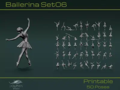 Ballerina Set06 3D model