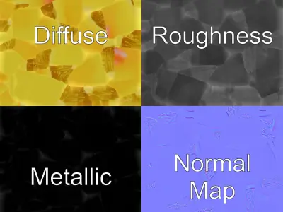 Realistic Lemon Slice model pack Low-poly 3D model