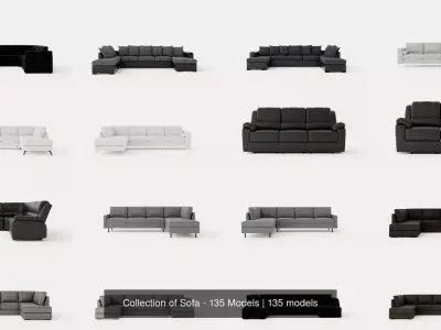 Collection of Sofa - 135 Models