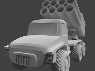 BM-21 Grad Pen Holder Free 3D print model