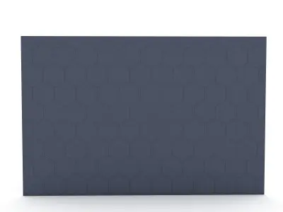 3D 3d modern wall panel 02 Low-poly 3D model