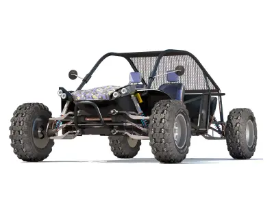 Bagi offroad car 3D model