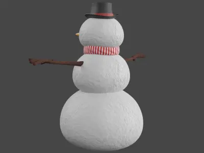 Snowman 3D model