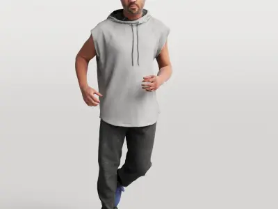 Humano Running Man 0805 3D model