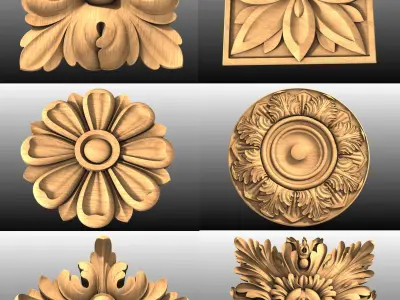 74 stl files collection 3D model