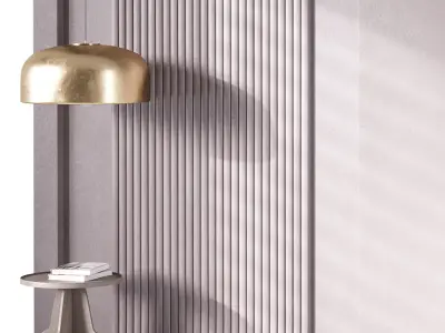 Decorative Wall panel  05 3D model