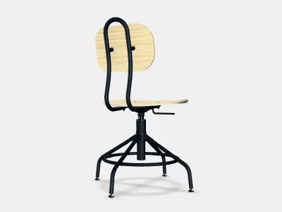 KULLABERG KULLABERG Swivel chair Low-poly 3D model