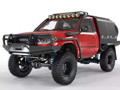 Generic land cruiser S100 Aus version  3D model